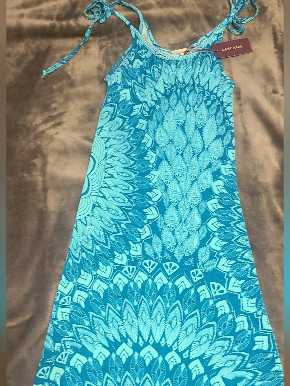 Women's Turquoise Blue Halter Sundress by Lascana